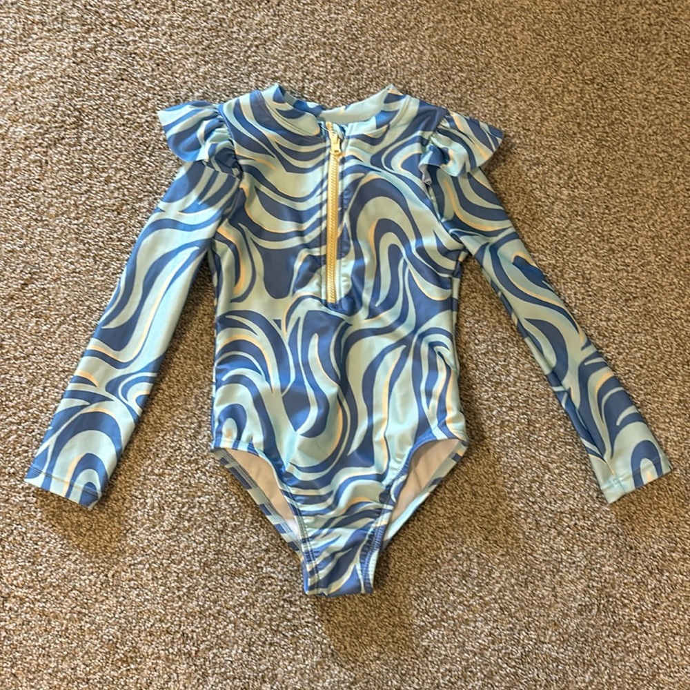 Toddler long sleeve one piece swim suit